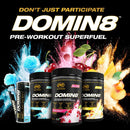 PVL DOMIN8 - Arctic Blue Slush 520g - Pre-Workout
