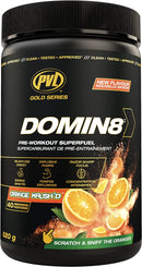 PVL DOMIN8 - Orange Krush'd 520g - Pre-Workout