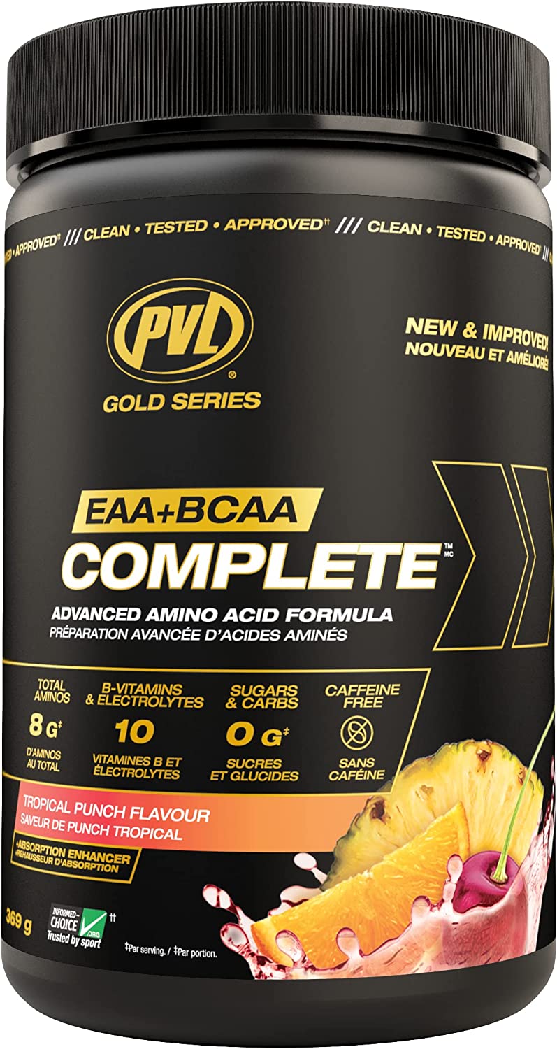 Pure Vita Labs EAA+ BCAA Complete Tropical Punch / 369g