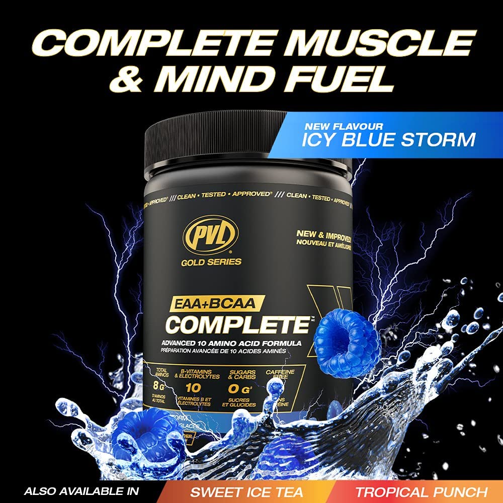 Pure Vita Labs EAA+ BCAA Complete Icy Blue Storm / 369g