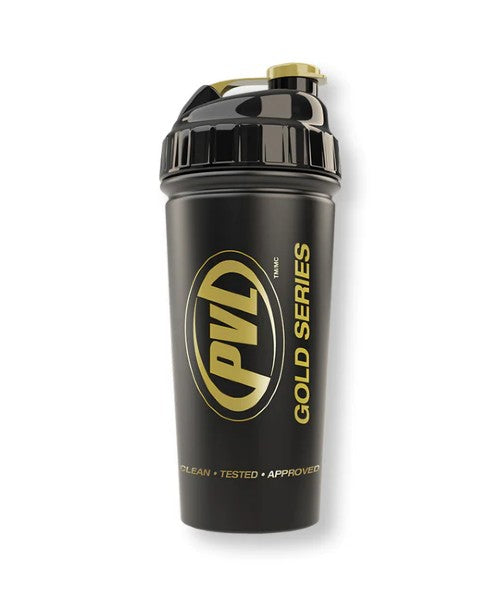 Pure Vita Labs Gold Series Matte Black Stainless Steel Shaker 32 oz