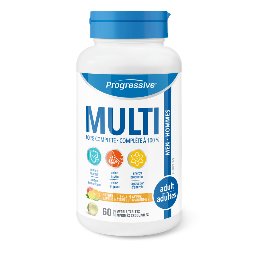 Progressive Multivitamins Chewable for Adult Men
