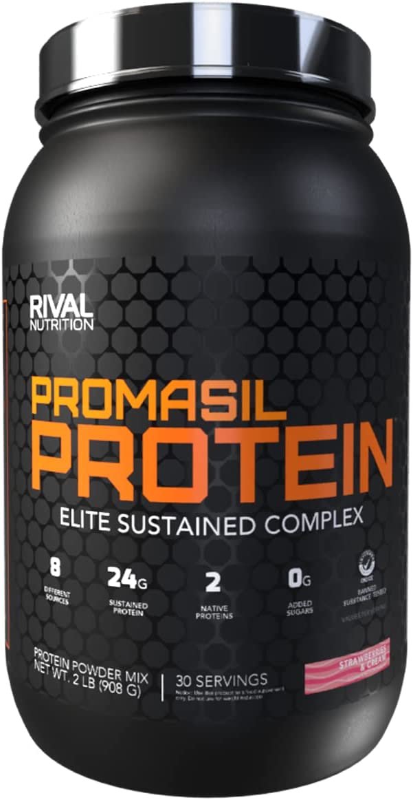 Rivalus Promasil Protein Strawberry / 2lbs, SNS Health, Protein Powder
