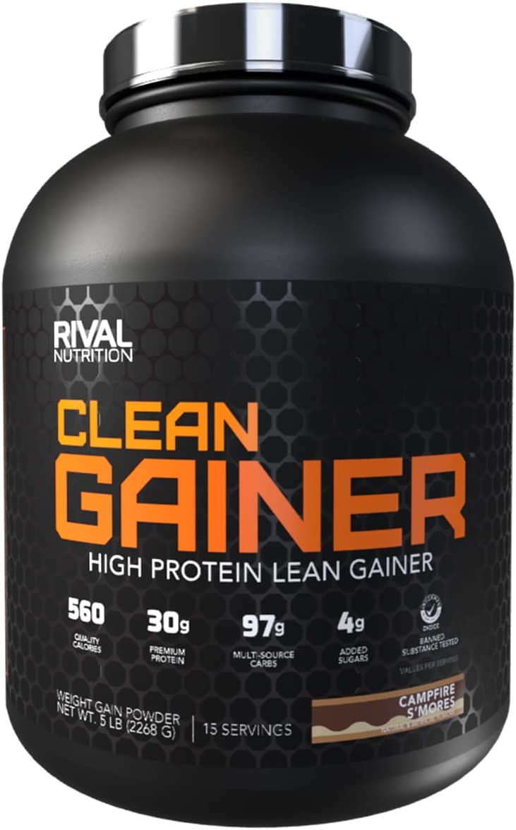 Rivalus Clean Gainer S'mores / 5lbs, SNS Health, Mass Gainer
