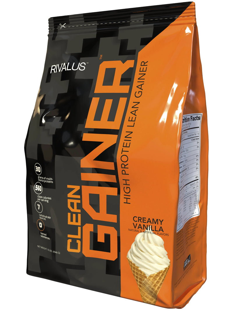 Rivalus Clean Gainer Creamy Vanilla / 10lbs, SNS Health, Mass Gainer