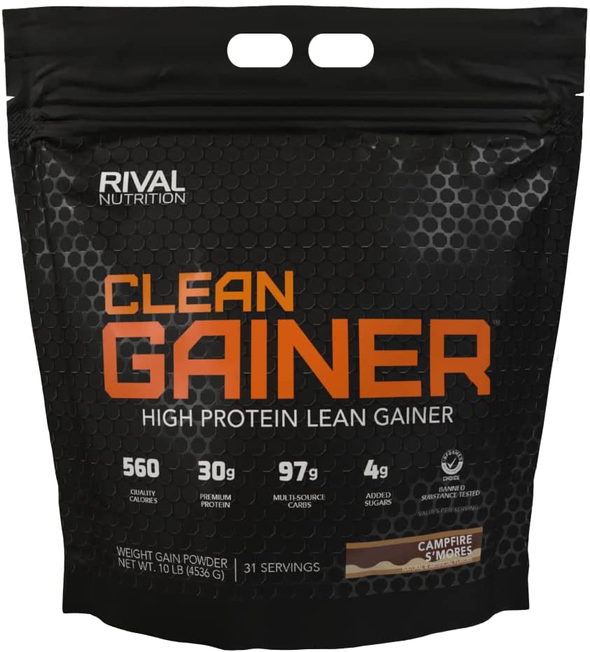 Rivalus Clean Gainer S'mores / 10lbs, SNS Health, Mass Gainer