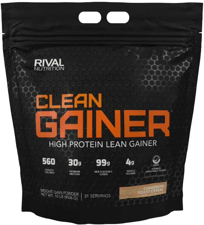 Rivalus Clean Gainer Cinnamon Toast Cereal / 10lbs, SNS Health, Mass Gainer
