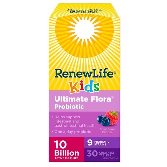 Renew Life Ultimate Flora Kids Probiotic 10 Billion - 60capsules - Probiotics