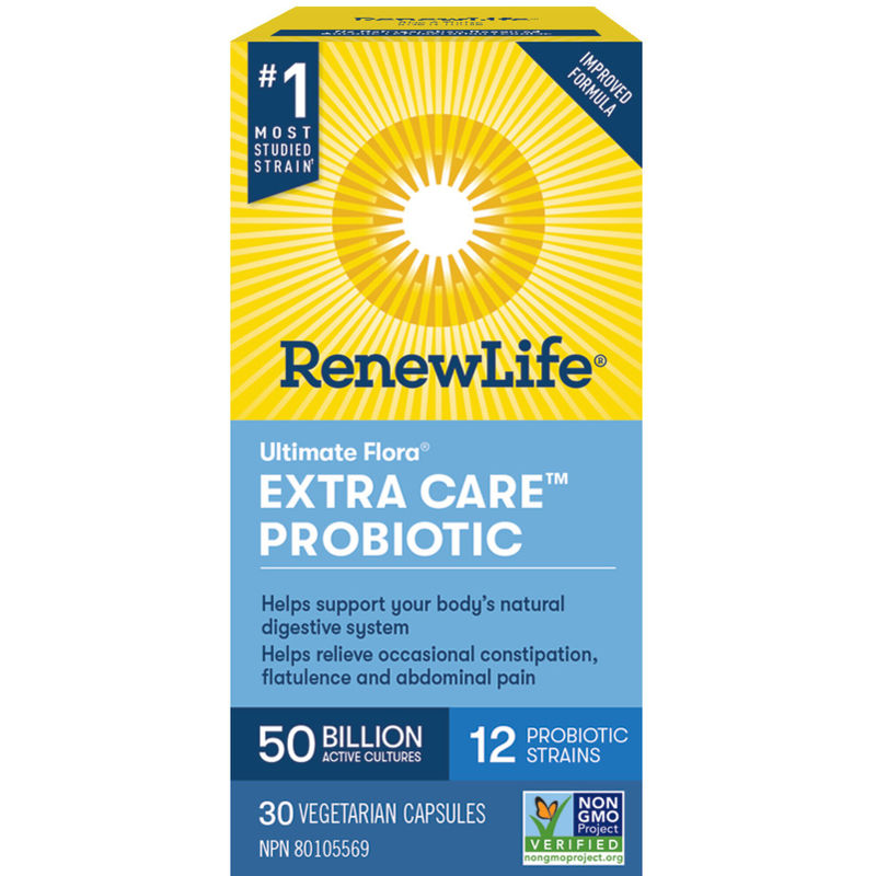 Renew Life Ultimate Flora Extra Care Probiotic 50 Billion - 30 capsules - - Probiotics