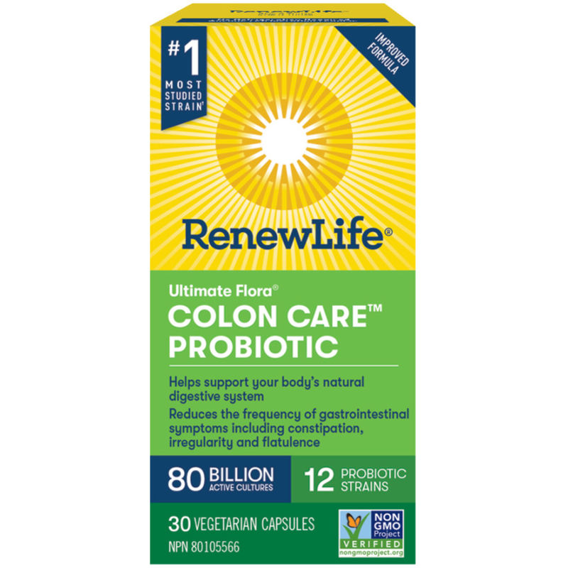 Renew Life Ultimate Flora Colon Care 80B - 30 capsules - Probiotics