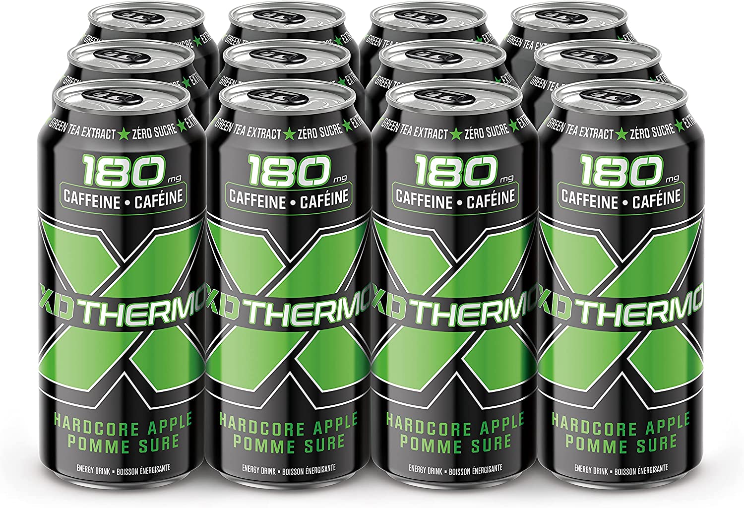 Rockstar Xd Thermo 12x473ml / Green Apple