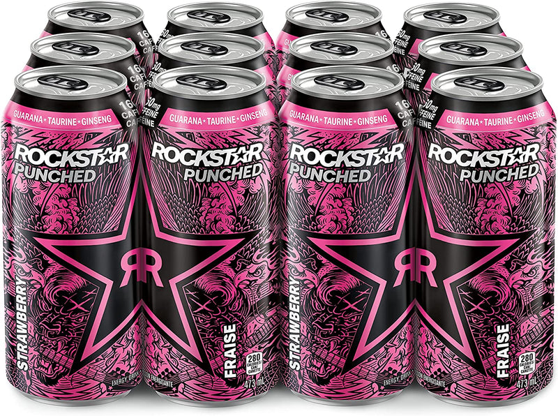 Rockstar Punched 12x473ml / Fruit Punch