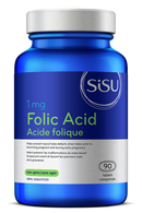 SISU Folic Acid 1 mg - 90 Tablets - - Vitamin B