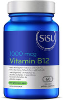 SISU Vitamin B12 1000mcg - 60 vegetarian capsules - Vitamin B