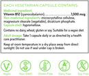 SISU Vitamin B12 1000mcg - 60 vegetarian capsules - Vitamin B