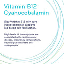 SISU Vitamin B12 1000mcg - 60 vegetarian capsules - Vitamin B