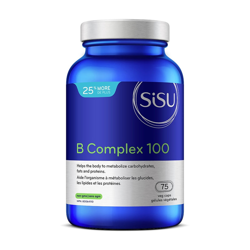 SISU B Complex 100 75 Veg Caps
