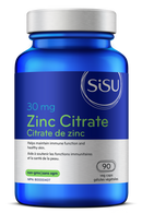 SISU Zinc Citrate 30 mg - 90 vegetarian capsules - Zinc