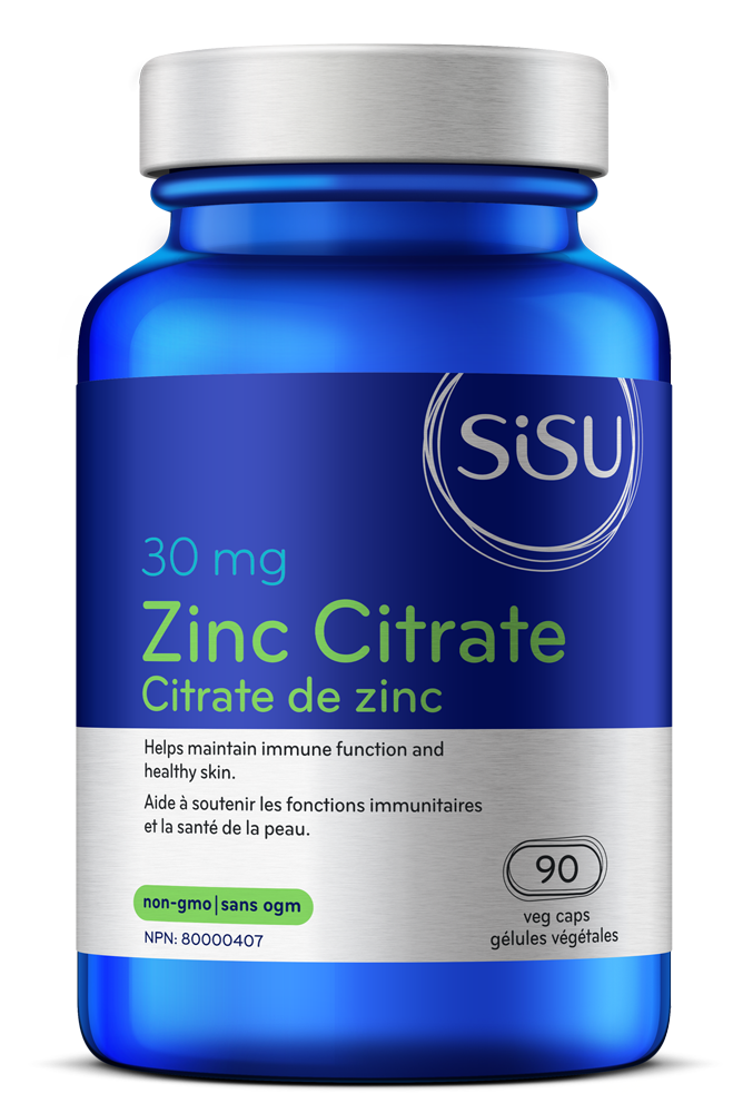 Zinc Citrate 30 mg 90 Veg Caps