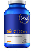 SISU Ester-C 600 mg - 240 vegetarian capsules - - Vitamin C