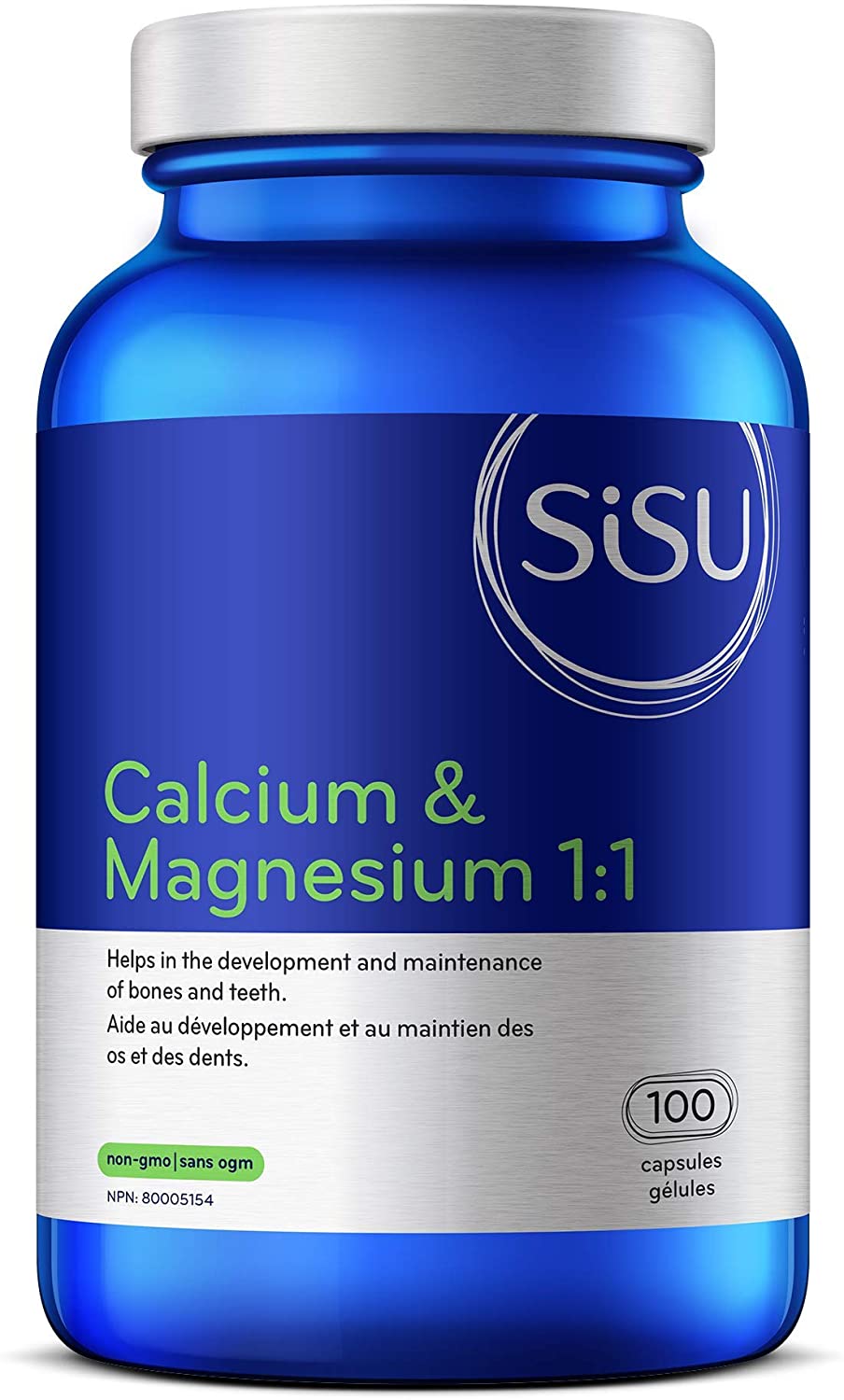 Calcium & Magnesium 1:1 with D3 100 Caps