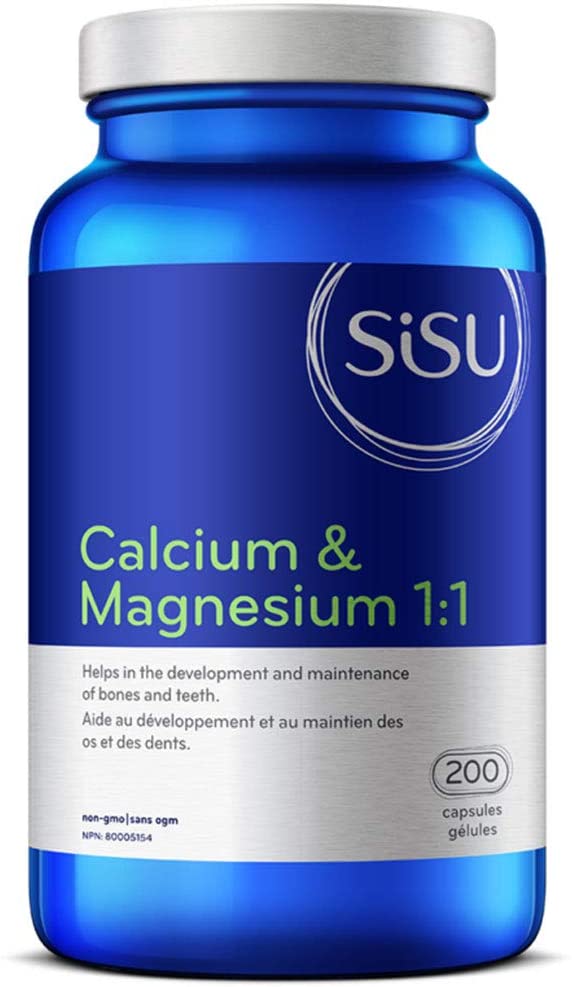 Calcium & Magnesium 1:1 with D3 200 Caps
