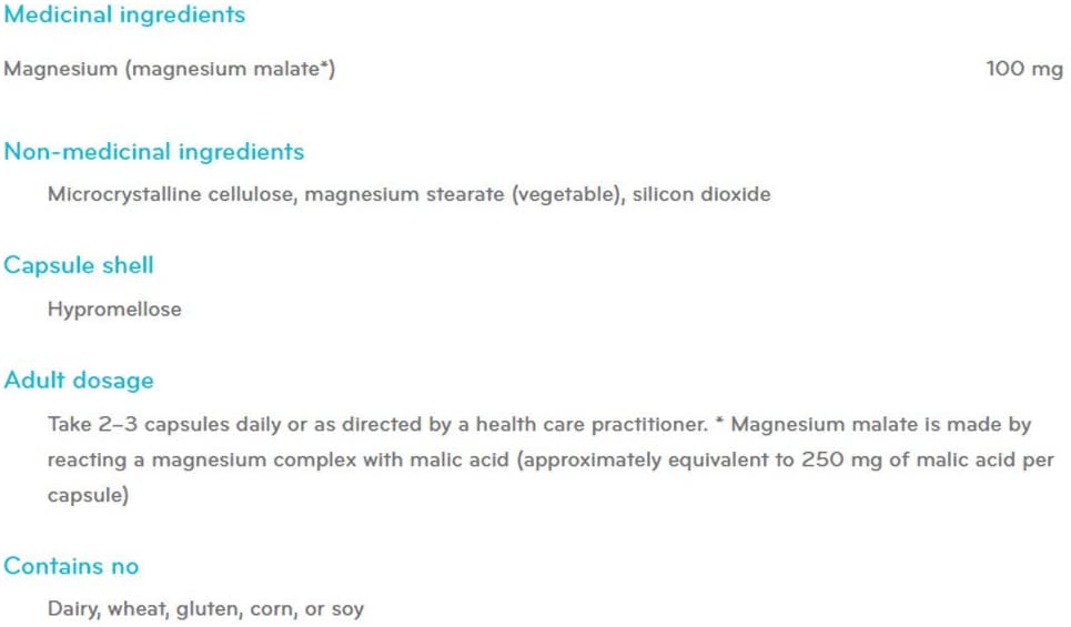 Magnesium 100 mg 100 Veg Caps