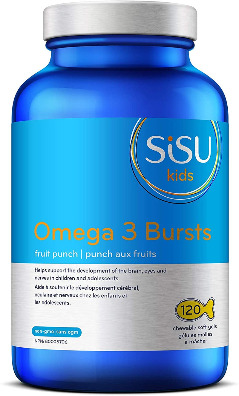 Omega 3 Bursts Chewable Fish Fruit Punch / 120 Softgel