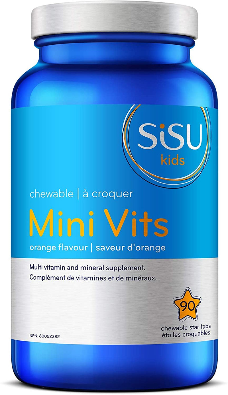 Mini Vits Chewable Multivitamin Orange / 90 Tablets