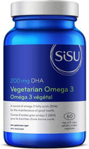 SISU Vegetarian Omega 3 200mg DHA - - Omega 3