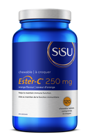 SISU Ester-C® 250 mg Chewable - Orange 120 Tablets - Vitamin C