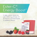 SISU Ester-C Energy Boost - Berry 30 packets - - Vitamin C