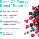SISU Ester-C Energy Boost - Berry 30 packets - - Vitamin C
