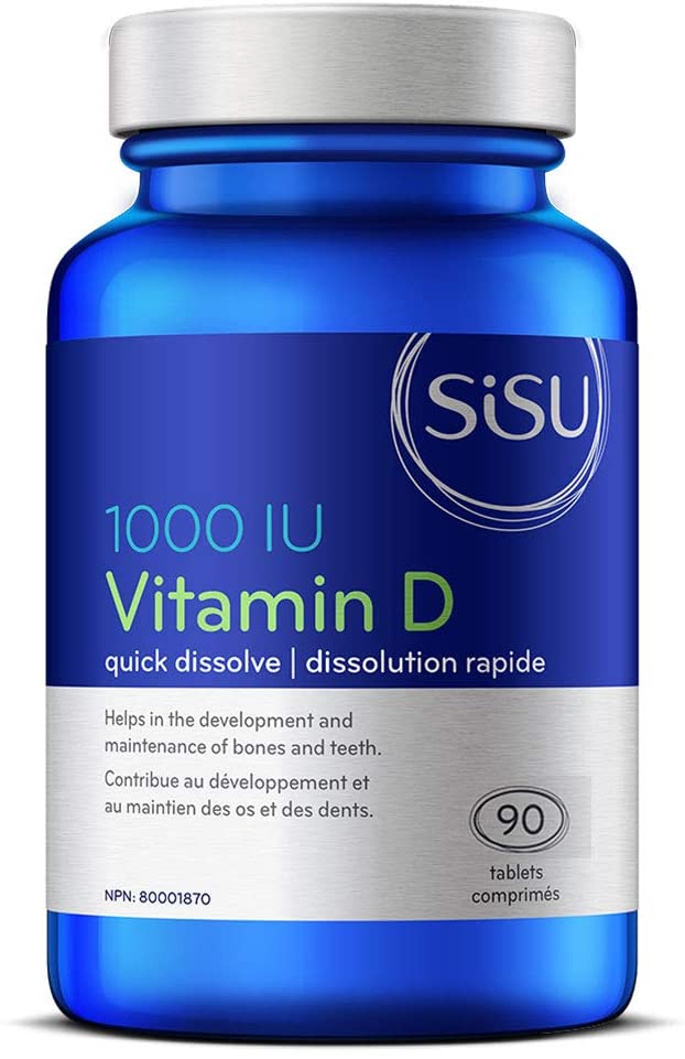 SISU Vitamin D3 1000 IU, Unflavoured 90 Tablets