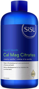 SISU Cal Mag Citrates Liquid with D3 - Creamy Vanilla 450 ml - Minerals