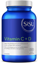 SISU Vitamin C + D - 120 Tablets 07 31 2025 - Multivitamin