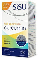 SISU Full Spectrum Curcumin (NovaSol) - 75 softgels - - Antioxidant