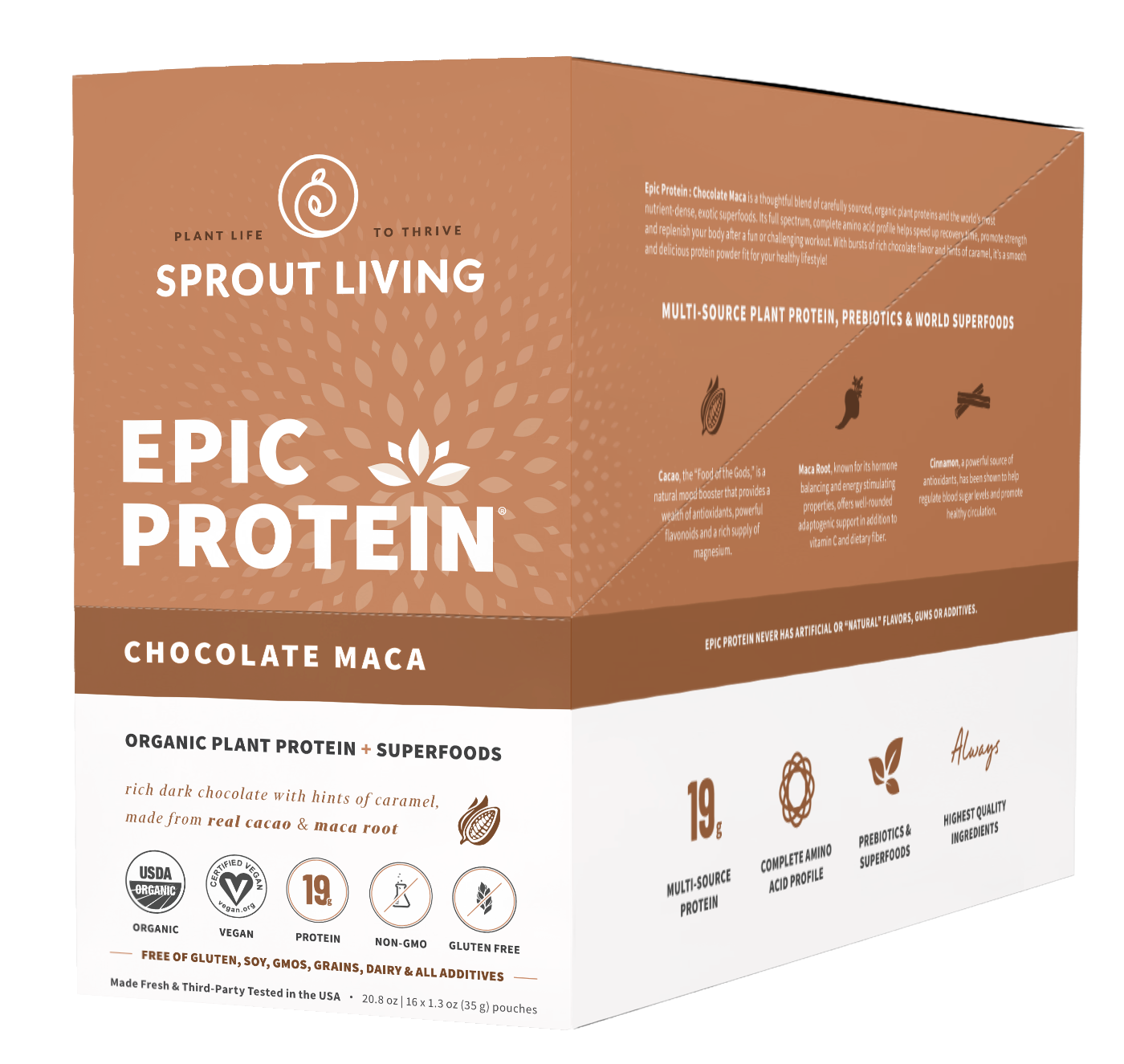 Epic Protein - 16x35g 16 / Chocolate Maca
