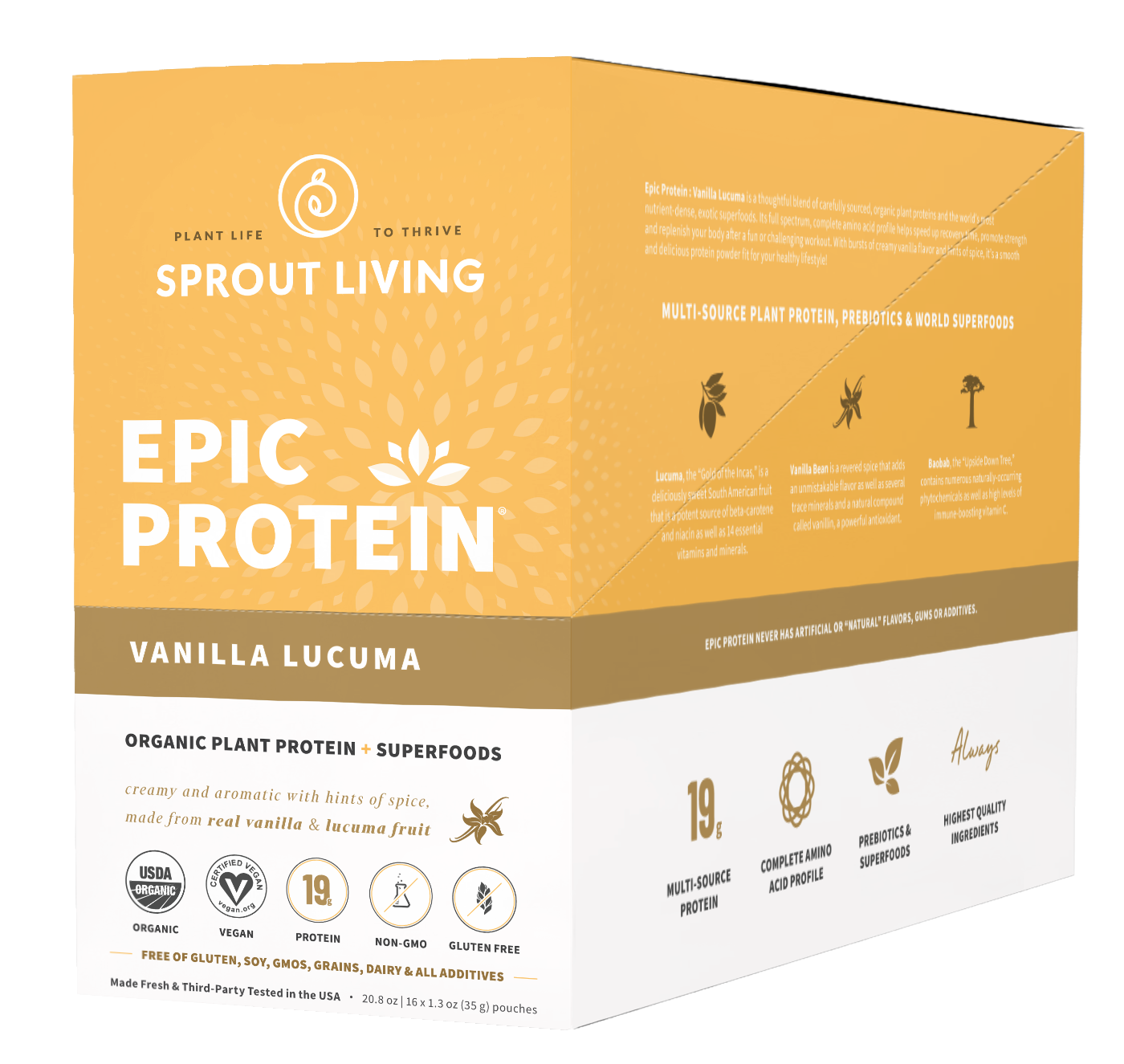 Epic Protein - 16x35g 16 / Vanilla Lucuma