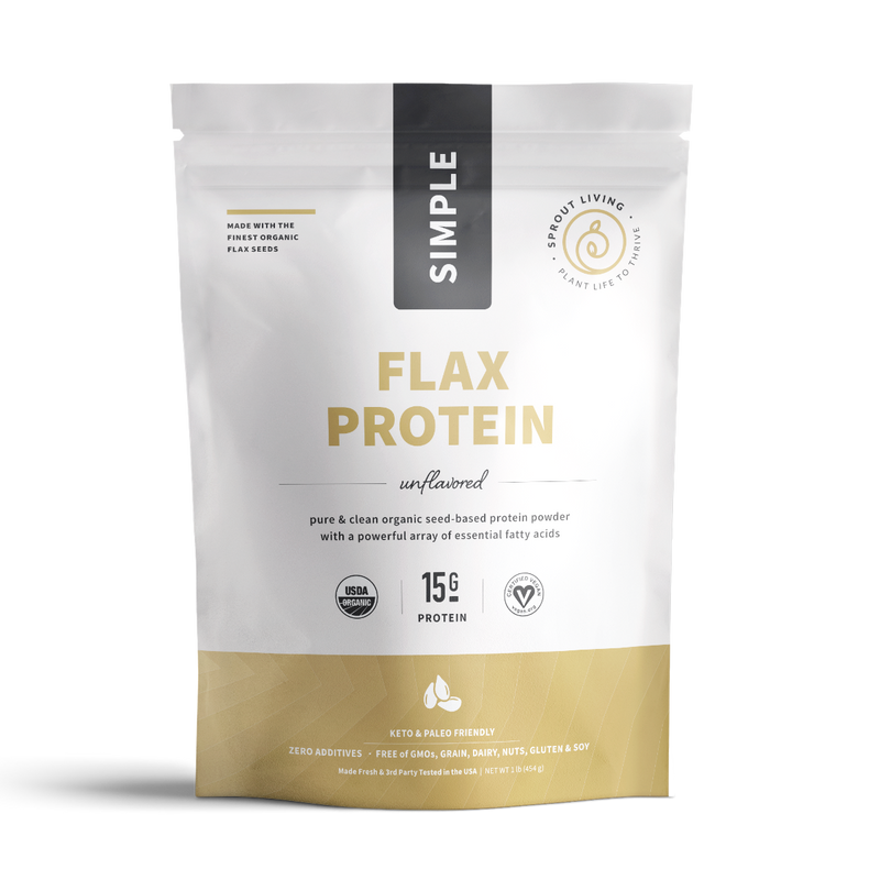 Simple Organic Flax Seed Protein 454g