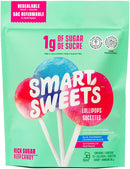 Smart Sweets Lollipops Sucettes 10 x 85g - Blue Raspberry & Watermelon 10 - Gummies
