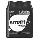 Glaceau Smart Water, with Alkaline 9.5+ph - 6-pack - Water
