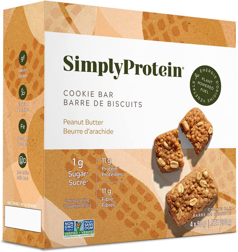 Simply Protein Cookie Bar Peanut Butter / 4x50g