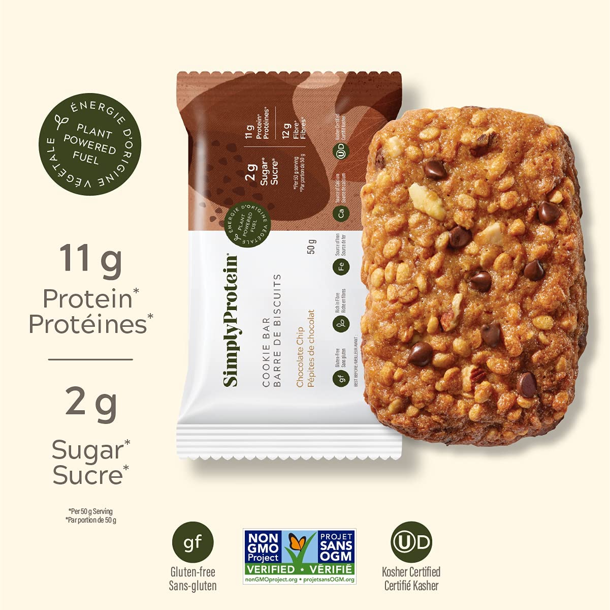 Simply Protein Cookie Bar Chocolate Chip / 4x50g