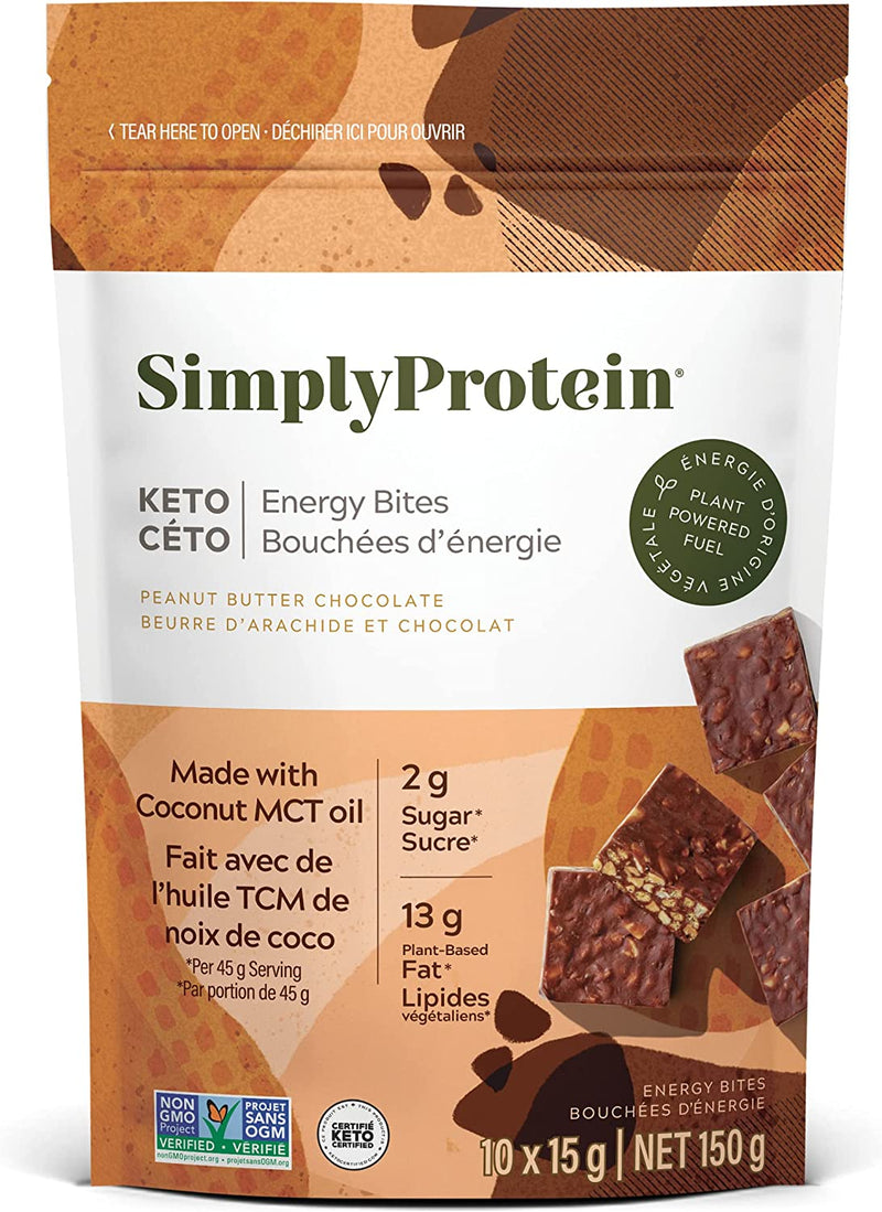 Simply Protein Keto Energy Bites Peanut Butter Chocolate / 150g