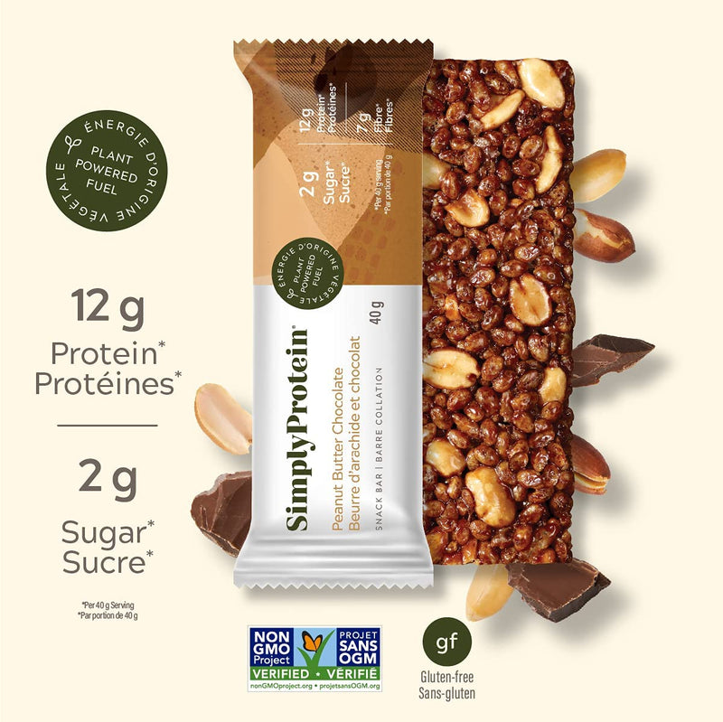 Simply Protein Snack Bar Peanut Butter Chocolate / 12x40g