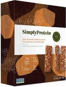Simply Protein Snack Bar - Dark Chocolate Salted Caramel 12 pack x 40g - - Bars