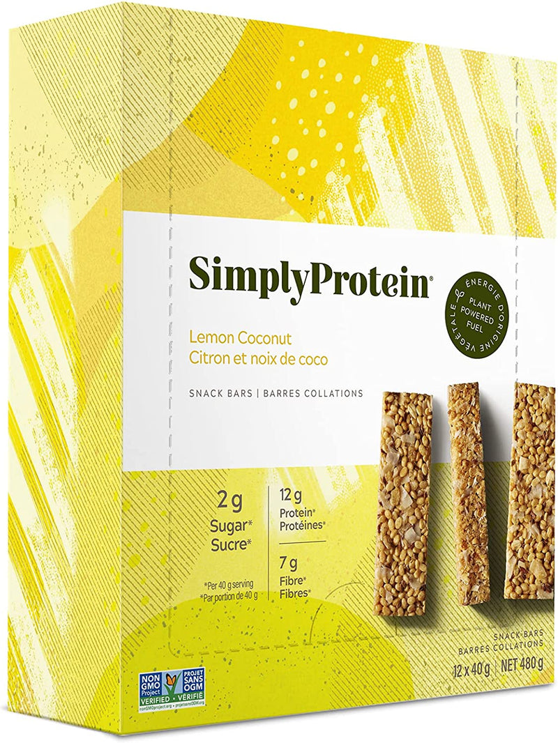 Simply Protein Snack Bar Lemon Coconut / 12x40g