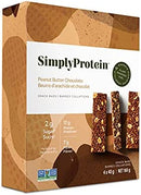 Simply Protein Snack Bar - Peanut Butter Chocolate 4 pack x 40g - - Bars