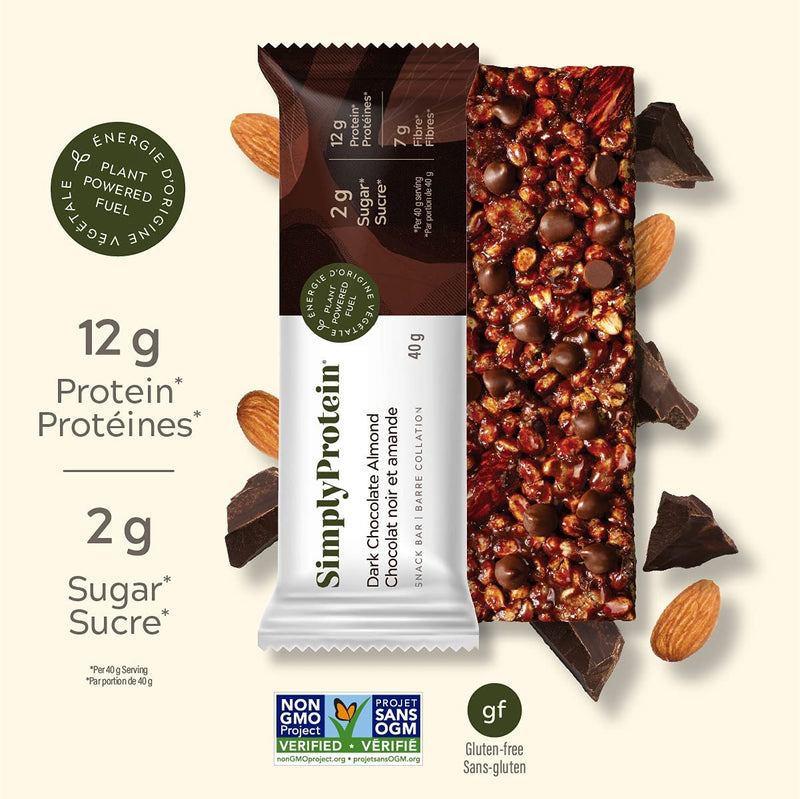 Simply Protein Snack Bar Dark Chocolate Almond / 4x40g
